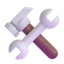 Hammer and wrench icon