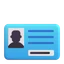 Identification card icon
