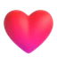 Red heart icon