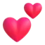 Two hearts icon